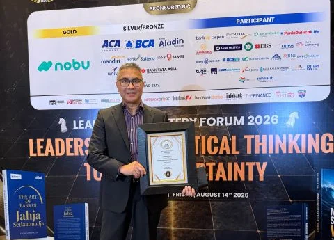 Foto :&nbsp;President Director BPR Dassa, Pahala David Pandjaitan dalam kegiatan di Jakarta, Jum'at (14/08/2026).&nbsp;